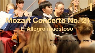 Mozart Concerto No. 21, I.  Allegro maestoso - Evan Lê (8 years 2 months) by Evan Le Music 566,409 views 4 years ago 14 minutes, 6 seconds