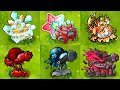 PVZ Fusion 2,4 Team Plants Orange vs Iron Giga Gargantuar Who Win