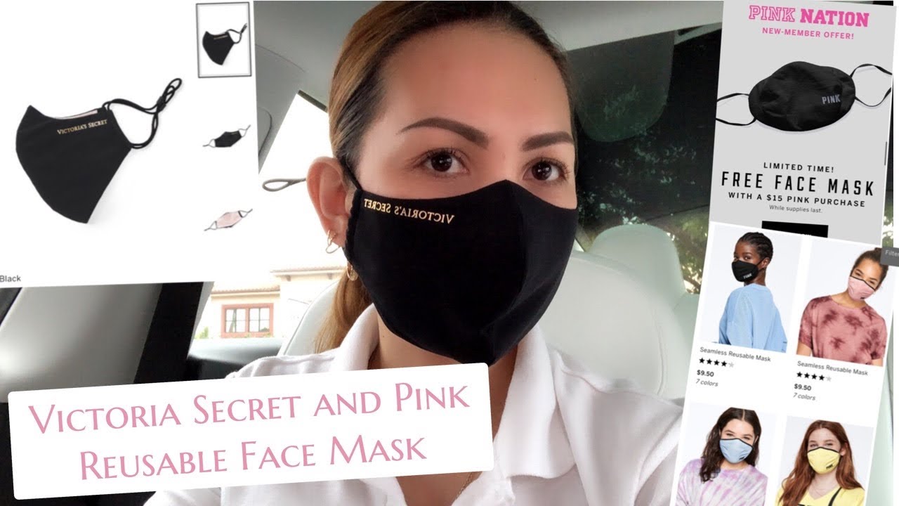 pink masks victoria secret