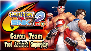 【TAS】CAPCOM VS SNK 2 - GAROU TEAM \ TERRY BOGARD \ KIM KAPHWAN \ JOE HIGASHI