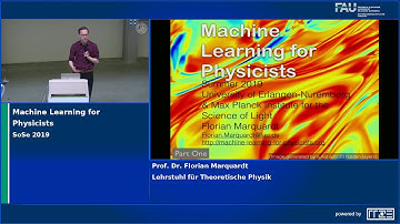 Machine Learning for Physicists (Lecture 1)