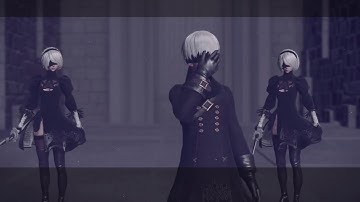 Nier Automata Route C Playthrough Part 7 Painful Secrets  (No Commentary)