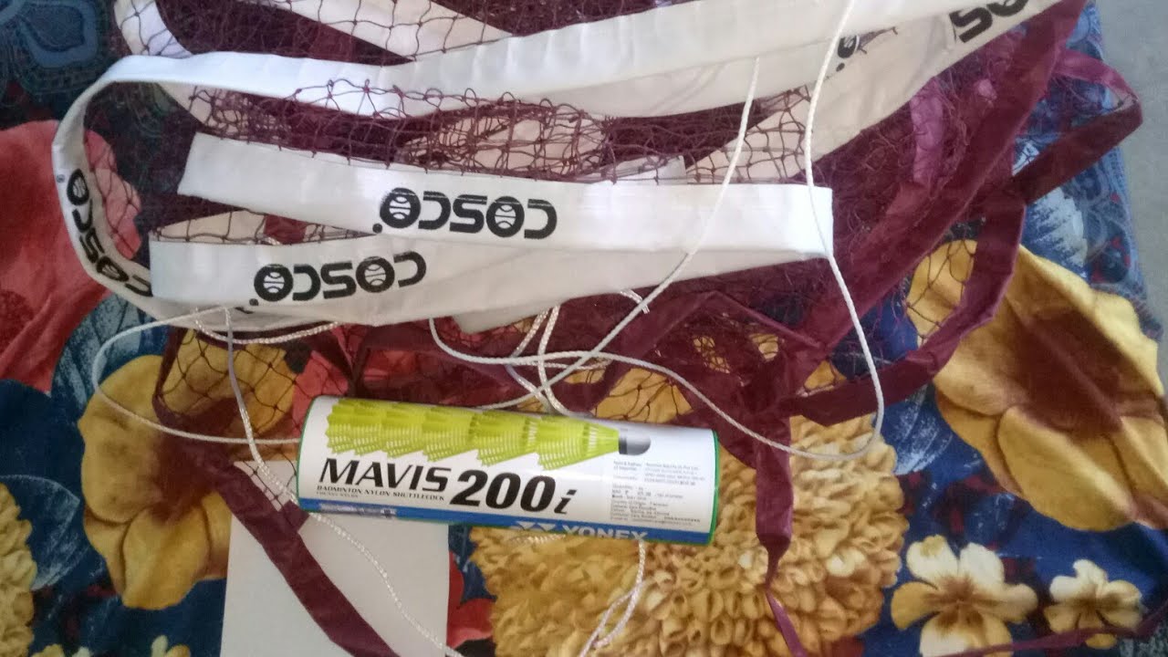 Cosco badminton net unboxing 625 Rs YouTube