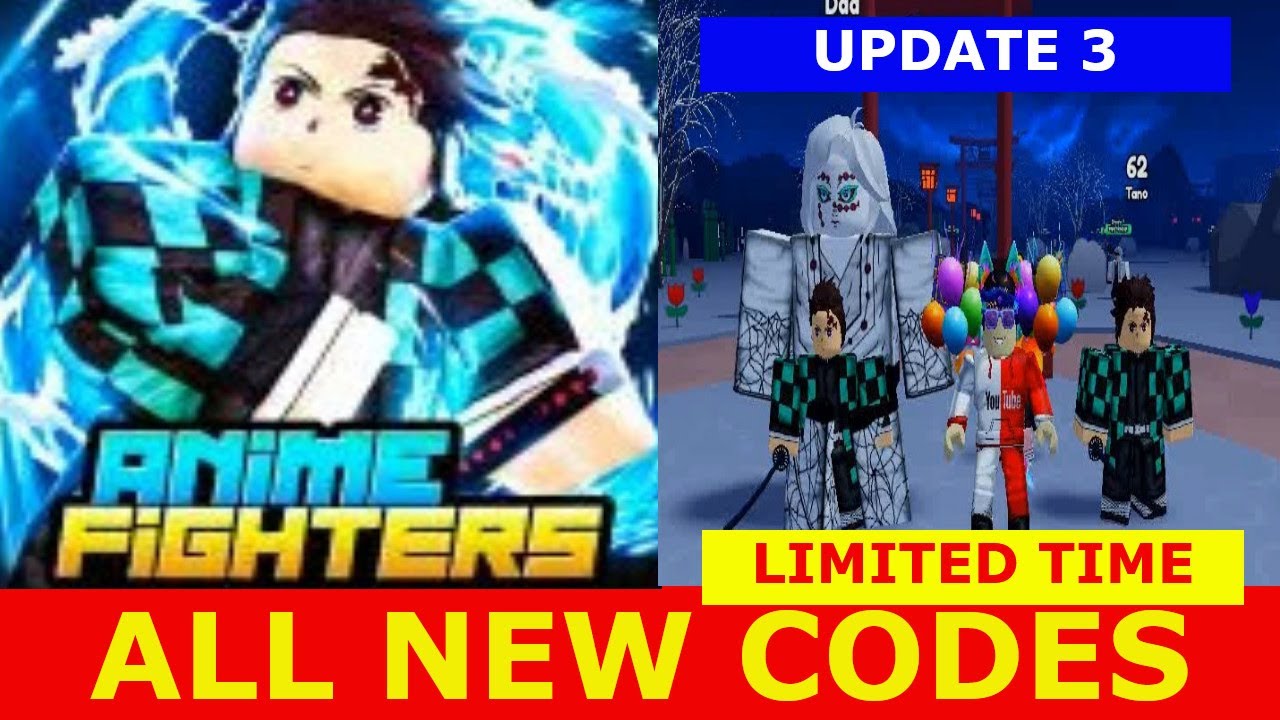 NEW UPDATE * ALL NEW CODES * [ UPDATE 3 ] Anime Fighters Simulator ROBLOX