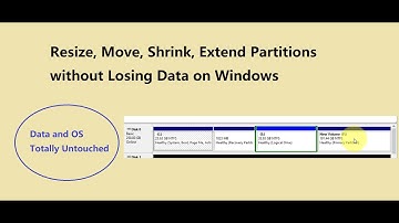 Free Resize Move Partition without Losing Data, Formatting nor Reinstalling Windows