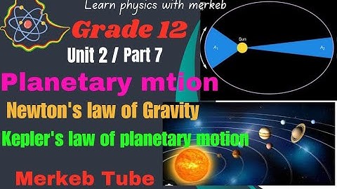 Planetary Motion # newton