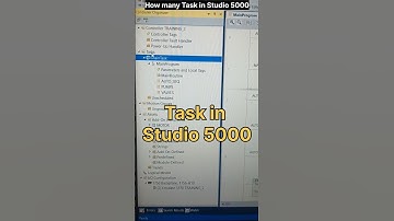 Task in Studio 5000 #sudarktech #automation #plc #studio5000 #rockwellautomation