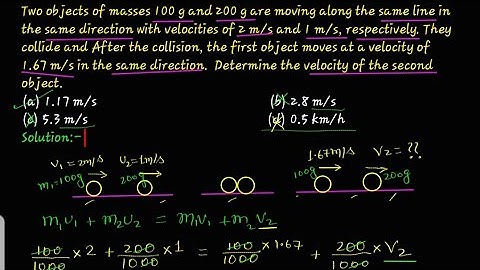 MCQ based on momentum conservation by ACHIEVER