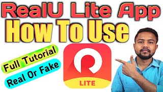 How to Use RealU lite App | RealU Lite App Kaise Use Kare | RealU Lite App Real Or Fake | Techywood screenshot 3