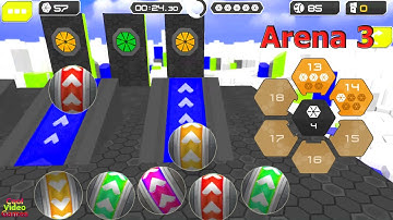 GYRO BALLS - Max Level Gameplay Android || iOS || GyroSphere Trials