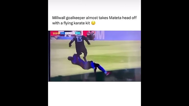 Mateta injury against Millwall 😱 #football #injury #mateta
