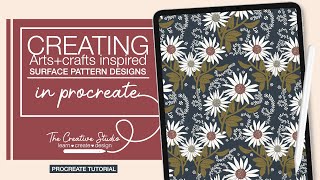 Course Trailer: Creating Vintage Arts + Crafts Era Inspired Surface Pattern Designs in Procreate