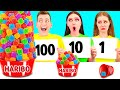 100個重ねフードチャレンジ | クールなクリエイティブハック TeenChallenge