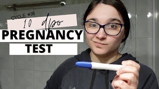 Live Pregnancy Test at 10 Dpo || Faint lines and high expectations || Ttc baby 3 cycle 38