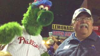 Phillie Phanatic at Arm and Hamer park home of the Trenton Thunder