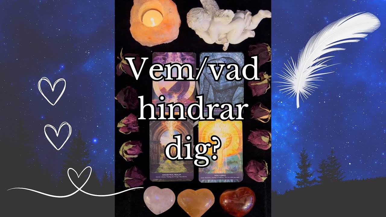 Vem/vad hindrar dig? 🙏🤔❤️ TAROT ✨PICK A CARD ✨