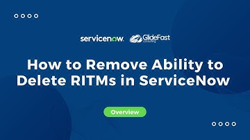 How to Remove the Ability to Delete RITMs in ServiceNow | ServiceNow Tips & Tricks