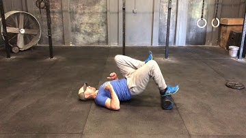 TonyGentilcore.com - 1-Legged Glute Bridge off Roller
