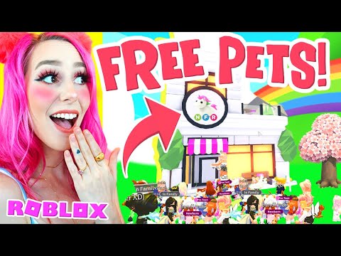 I Opened Up A Free Legendary Pet Shop In Adopt Me Roblox Adopt