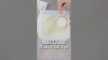How to Measure Flour for Baking Cakes