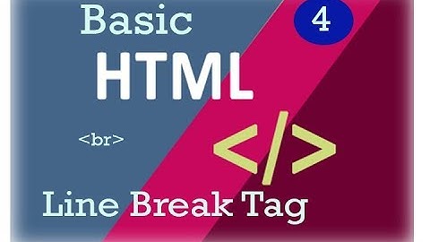 4 html series br tag
