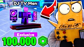 ПОТРАТИЛ 100.000 РУБЛЕЙ НА ДЖ ТВ МЕНА а МНЕ ЕГО ПОДАРИЛИ... 55 СЕРИЯ ROBLOX Toilet Tower Defense