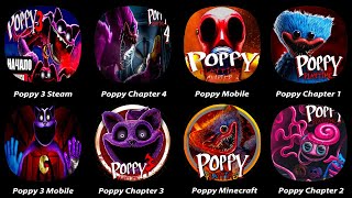 Poppy Playtime 2 Mobile, Poppy Minecraft, Poppy 4 Steam, Poppy 4 Mobile, Poppy 3 Steam, Toys Poppy 2