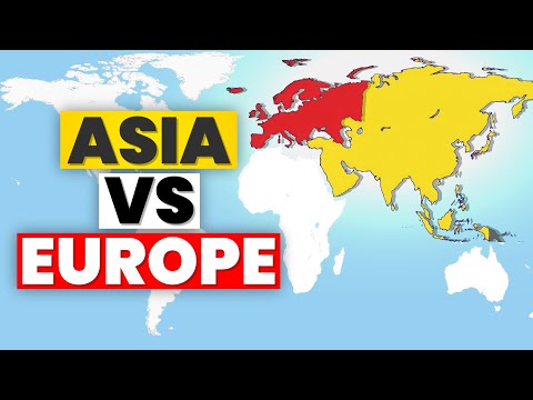 Asia Vs Europe Continent Comparison Youtube