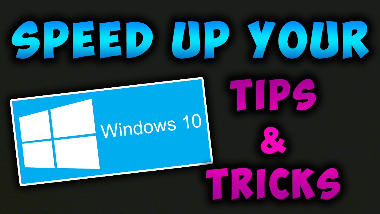 How to Speed Up Your Computer Windows 10 [EASY STEPS] - YouTube