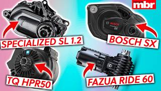 What's the best lightweight e-bike motor? Bosch SX vs TQ HPR50 vs Fazua Ride 60 vs Specialized SL
