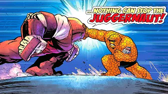 The Thing fights The Juggernaut