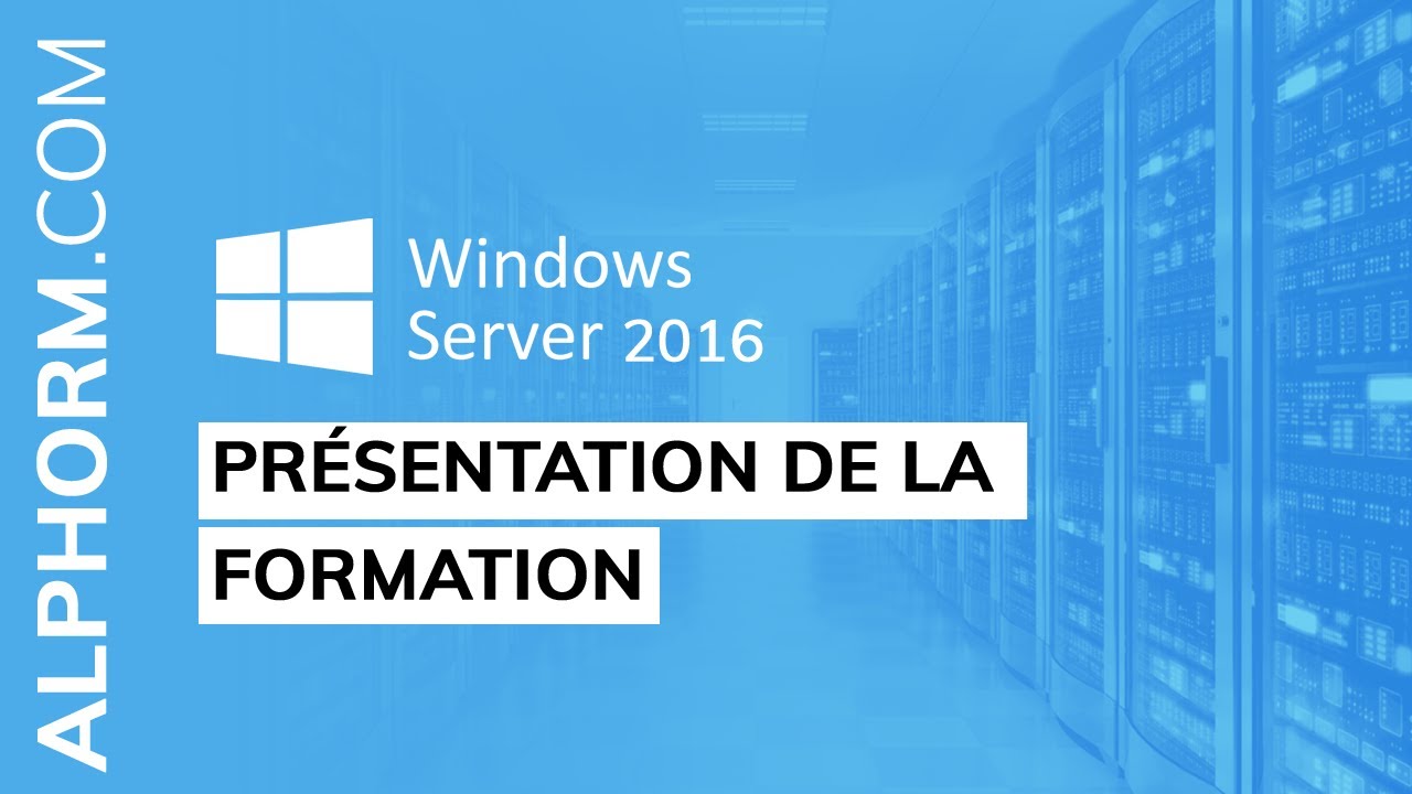 Vidéo présentation de la formation Windows Server 2016 - YouTube