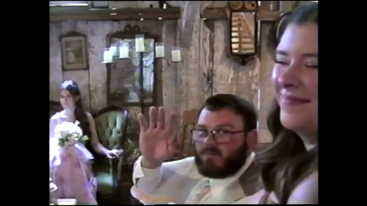 We Brought a Vintage Camcorder to Our Wedding!