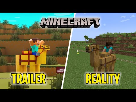 Minecraft 1.20 Trailer VS Reality
