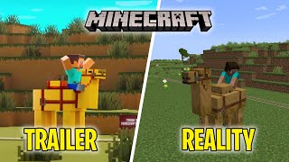 Minecraft 1.20 Trailer VS Reality
