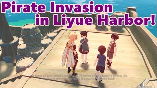 Pirate Invasion, in Liyue Harbor! | Genshin Impact