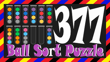 Ball Sort Puzzle Level 377 🎯No Extra Tubes😂Game Walkthrough😘