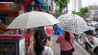 4K Walking Around Seoul (Dongdaemun History and Culture Park Station to Sangwangsimni Station)