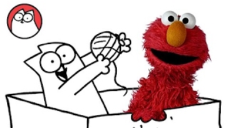 Play Like A Cat - Simons Cat & Elmo