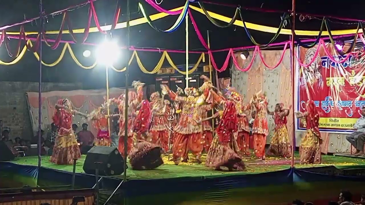 मां भवानी गरबा मंडल पखालिया दावत खेड़ी कंपटीशन में फायलंन रावण में पहुंच गए