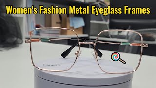 Metal Eyeglass Frames for Urban Women