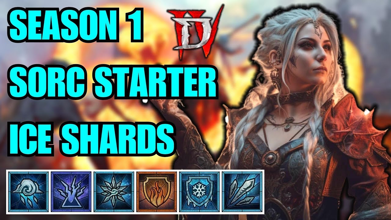 Diablo 4 Season 1 Sorcerer Starter Build - Ice Shards - YouTube