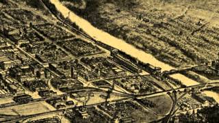 Macon Georgia 1912 Panoramic Bird's Eye View Map 6510