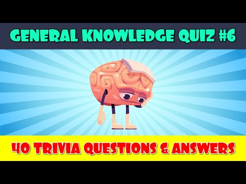 Video: Random Trivia Quiz 6