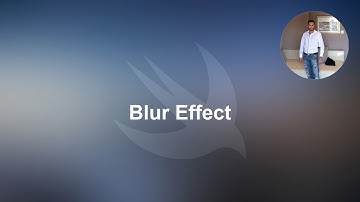 Swift tutorial: Blur Effect
