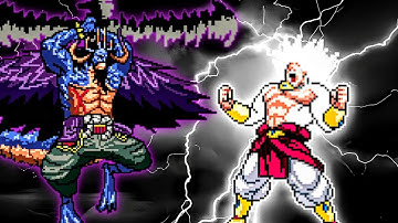 Kaido V4 OP (all form) (New) VS Limit Break Broly SSJ4 OP in Jump Force Mugen