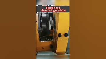 Single head chamfering machine, Outai Machinery #chamferingmachine  #machine