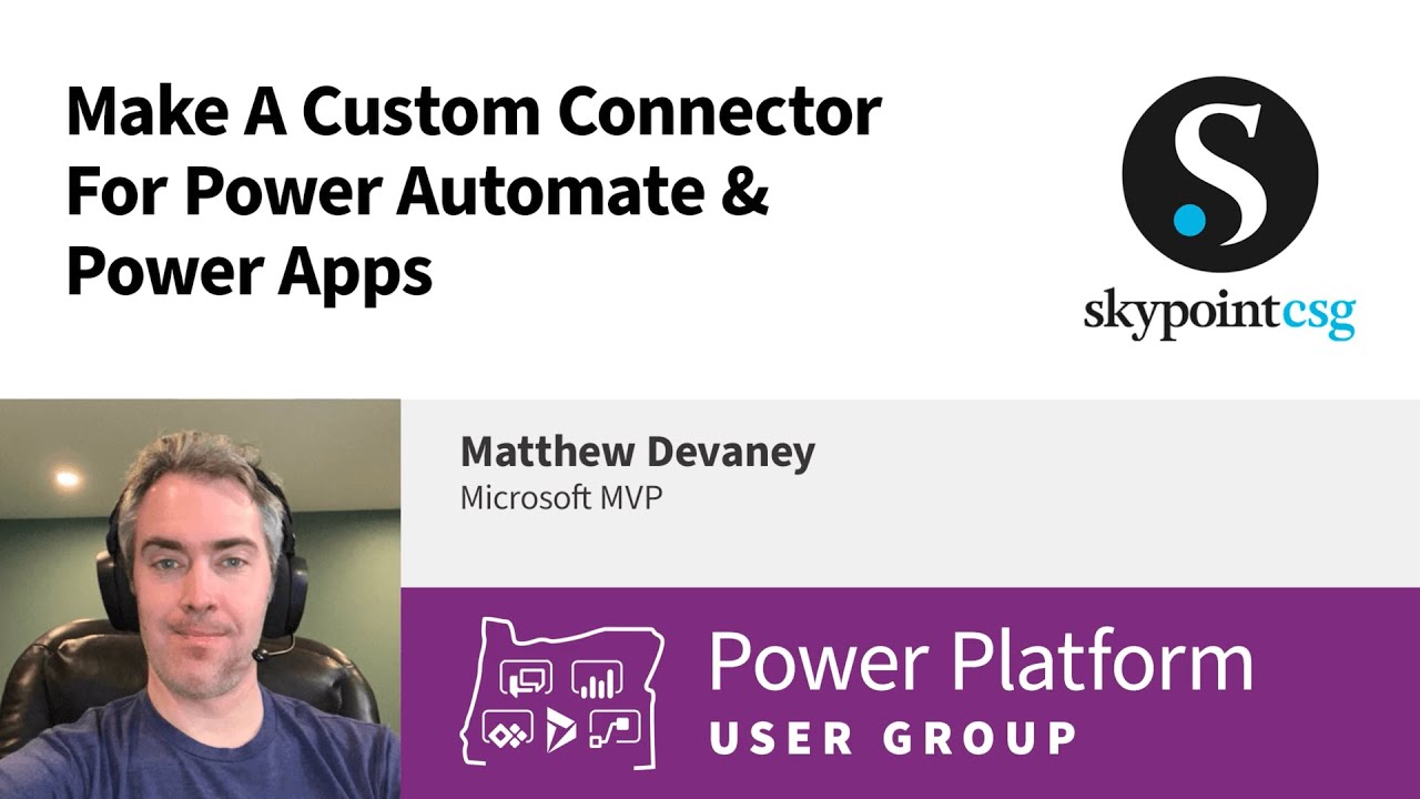 Make A Custom Connector For Power Automate & Power Apps - YouTube