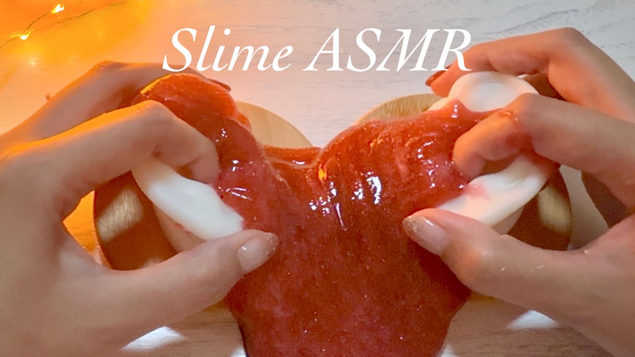 【ASMR】パチパチもちもちスライムづくし/ Slime sounds【音フェチ】