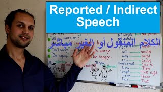 Reported Speech / Indirect Speech تعلم اللغة الإنجليزية - الكلام المنقول أو الغير مباشر